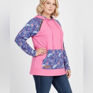 Simply Southern Vibrant Pink Top